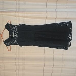 Xhilaration XS teal lace collared dress like new